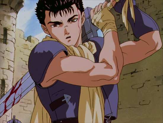 This cover art for the 1997 anime Blu-Ray made it seem like Guts