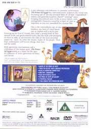 Preview Image for Back Cover of Prince of Egypt, The