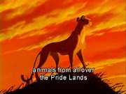 Preview Image for Screenshot from Lion King, The: Read Along DVD