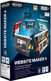 Preview Image for MAGIX Website Maker 4. A world's first for PC and Mac