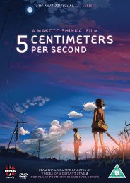 Preview Image for 5 Centimeters Per Second on DVD - March 14th
