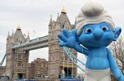 Preview Image for World's largest inflatable Smurf lands at Tower Bridge